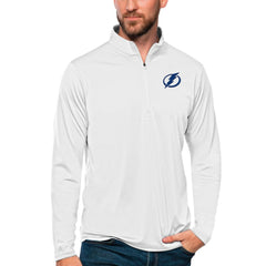 Tampa Bay Lightning Antigua Tribute Quarter-Zip Pullover Top -  NHL Pullover