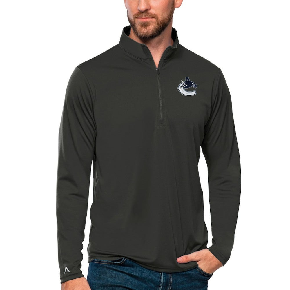 Vancouver Canucks Antigua Tribute Quarter-Zip Pullover Top -  NHL Pullover