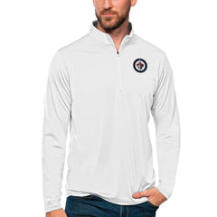 Winnipeg Jets Antigua Tribute Quarter-Zip Pullover Top -  NHL Pullover
