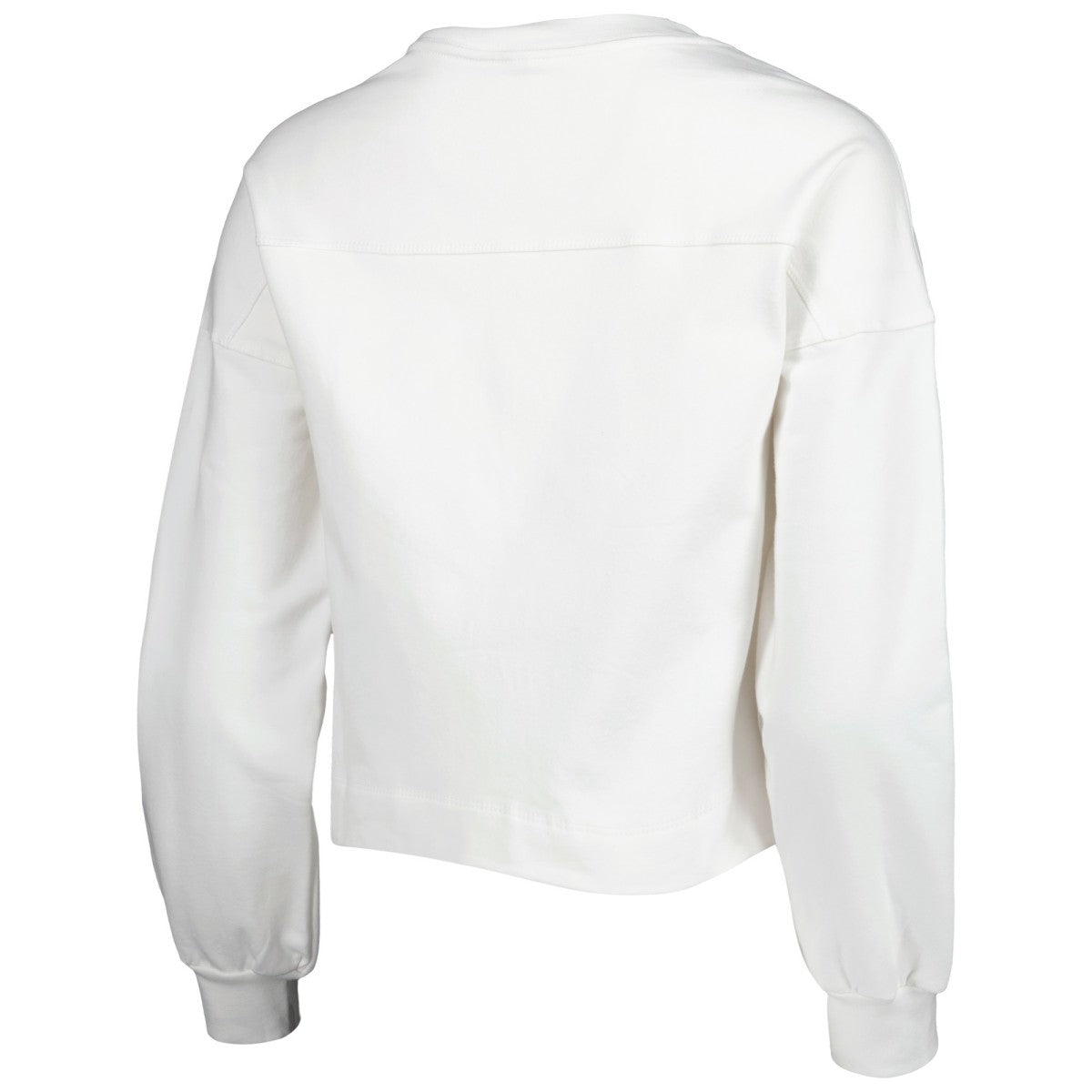 White Phoenix Suns Lusso Women's Lola Ball and Chain Pullover Sweatshirt | NBA