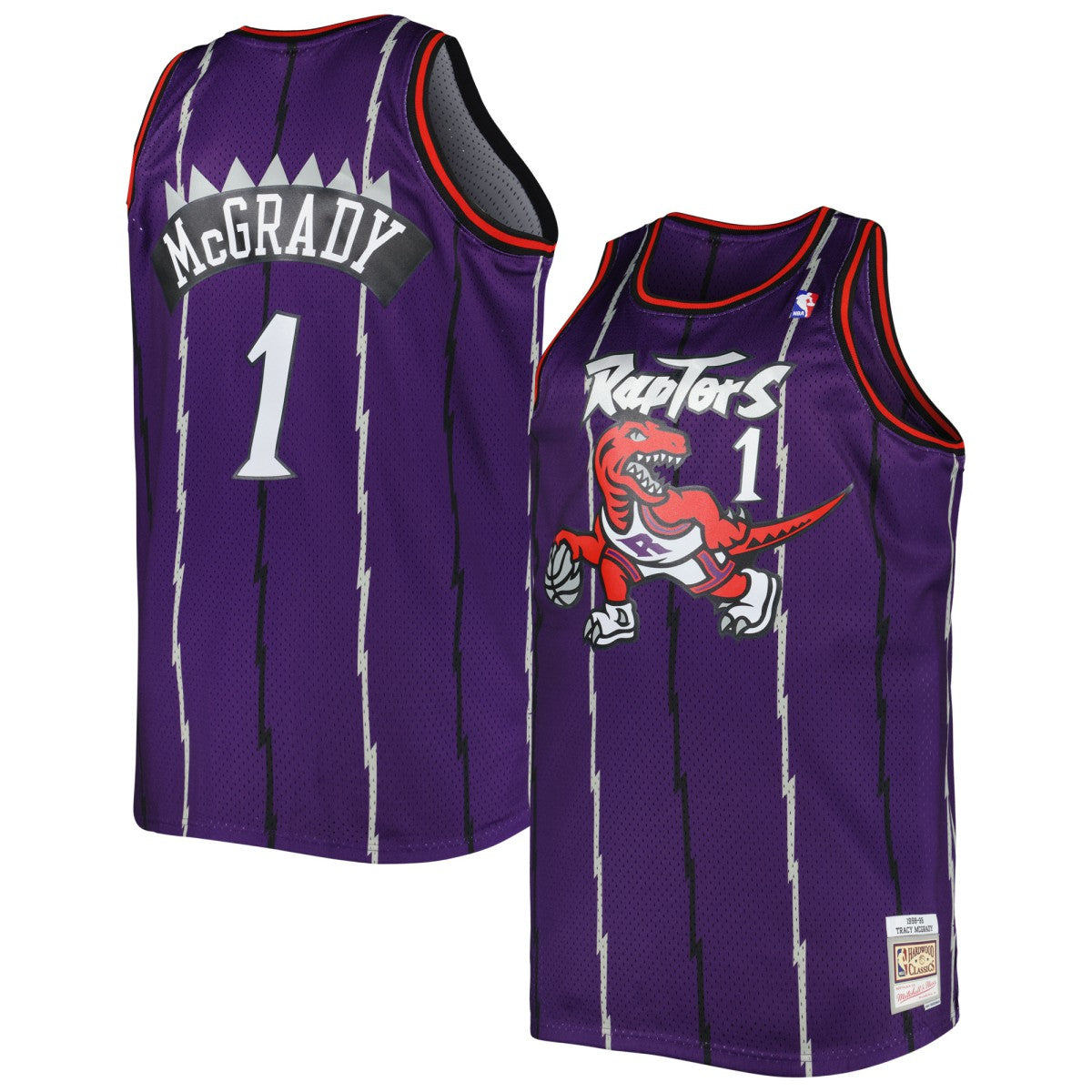 Purple Tracy McGrady Toronto Raptors Big & Tall Hardwood Classics 1998/99 Swingman Jersey | NBA