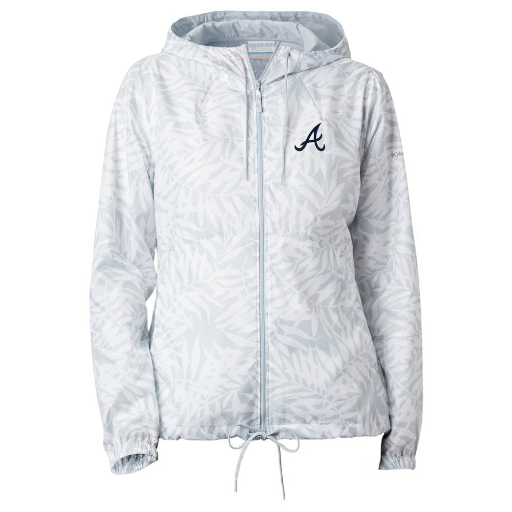 Atlanta Braves Columbia Women's Flash Forward Full-Zip Windbreaker Jacket - MLB Jackets