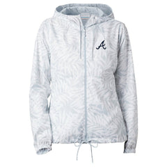 Atlanta Braves Columbia Women's Flash Forward Full-Zip Windbreaker Jacket - MLB Jackets