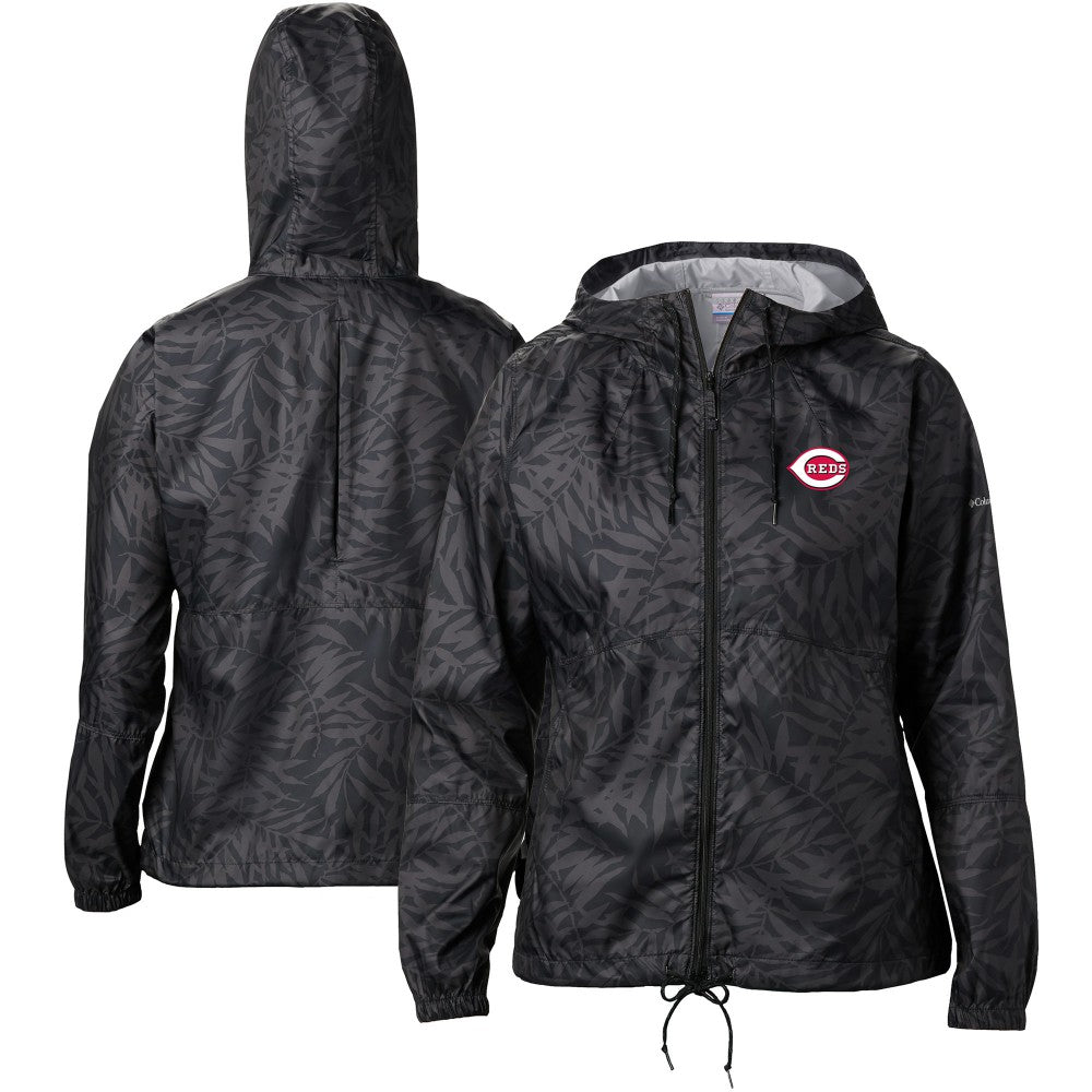 Cincinnati Reds Columbia Women's Flash Forward Full-Zip Windbreaker Jacket - MLB Jackets
