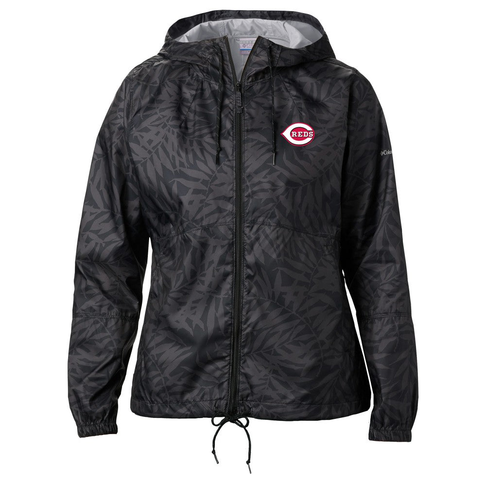 Cincinnati Reds Columbia Women's Flash Forward Full-Zip Windbreaker Jacket - MLB Jackets
