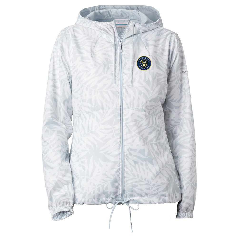 Milwaukee Brewers Columbia Women's Flash Forward Full-Zip Windbreaker Jacket - MLB Jackets