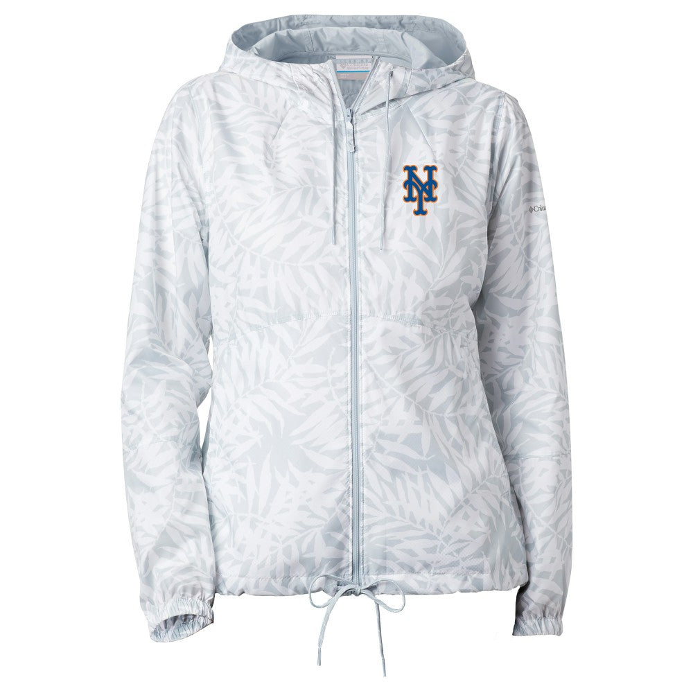 New York Mets Columbia Women's Flash Forward Full-Zip Windbreaker Jacket - MLB Jackets