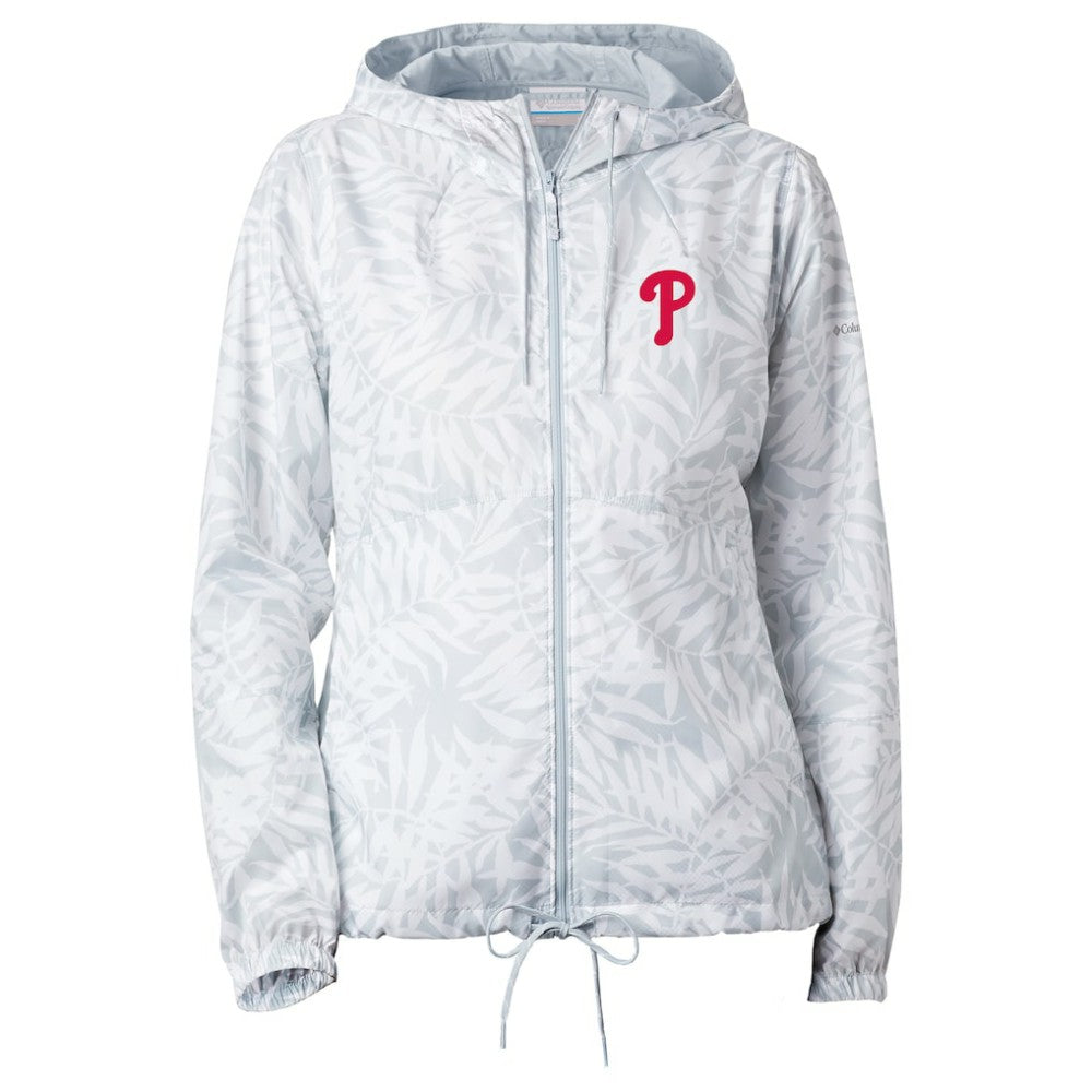 Philadelphia Phillies Columbia Women's Flash Forward Full-Zip Windbreaker Jacket - MLB Jackets