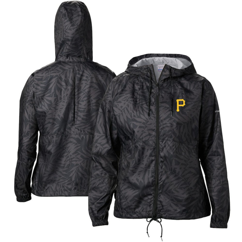 Pittsburgh Pirates Columbia Women's Team Flash Forward Full-Zip Windbreaker Jacket - MLB Jackets