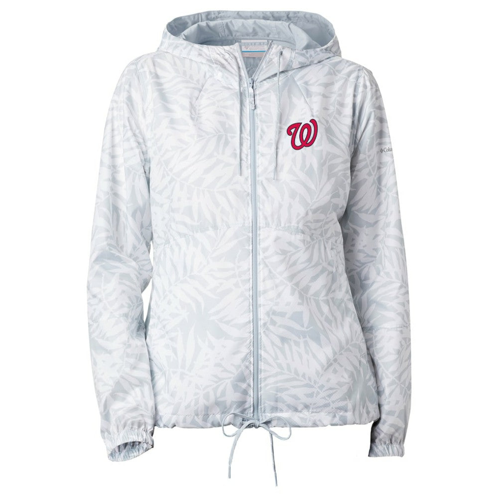 Washington Nationals Columbia Women's Flash Forward Full-Zip Windbreaker Jacket - MLB Jackets