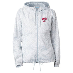Washington Nationals Columbia Women's Flash Forward Full-Zip Windbreaker Jacket - MLB Jackets