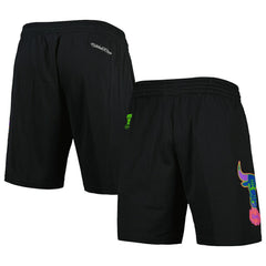 Black Chicago Bulls Hardwood Classics Color Bomb Energy Shorts | NBA