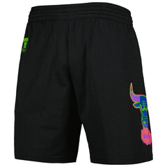 Black Chicago Bulls Hardwood Classics Color Bomb Energy Shorts | NBA