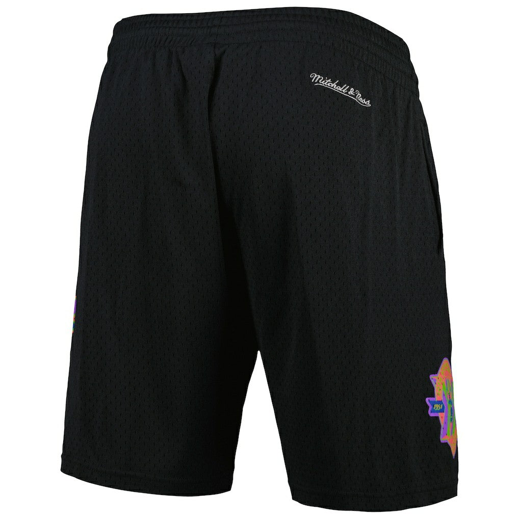 Black Chicago Bulls Hardwood Classics Color Bomb Energy Shorts | NBA