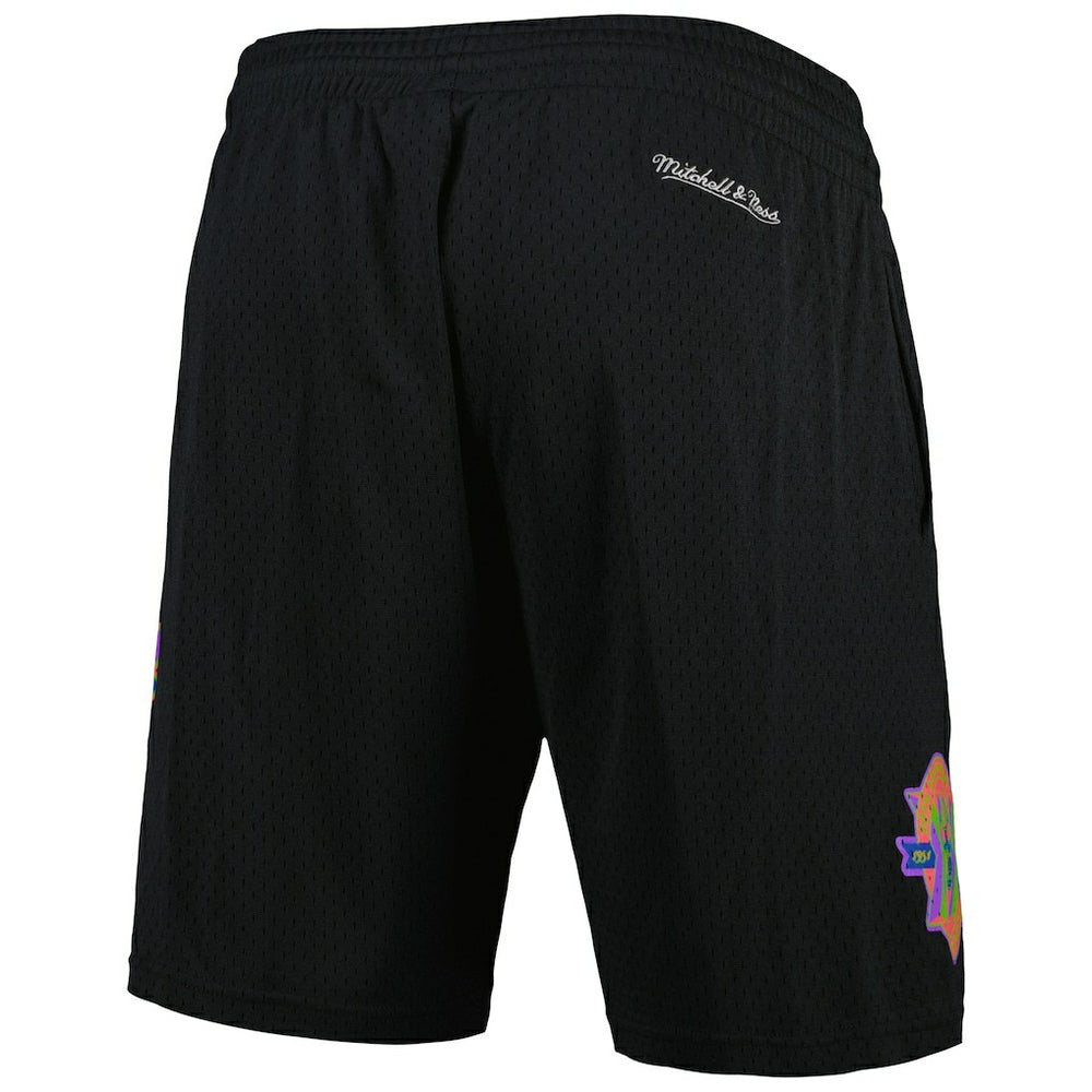 Black Chicago Bulls Hardwood Classics Color Bomb Energy Shorts | NBA