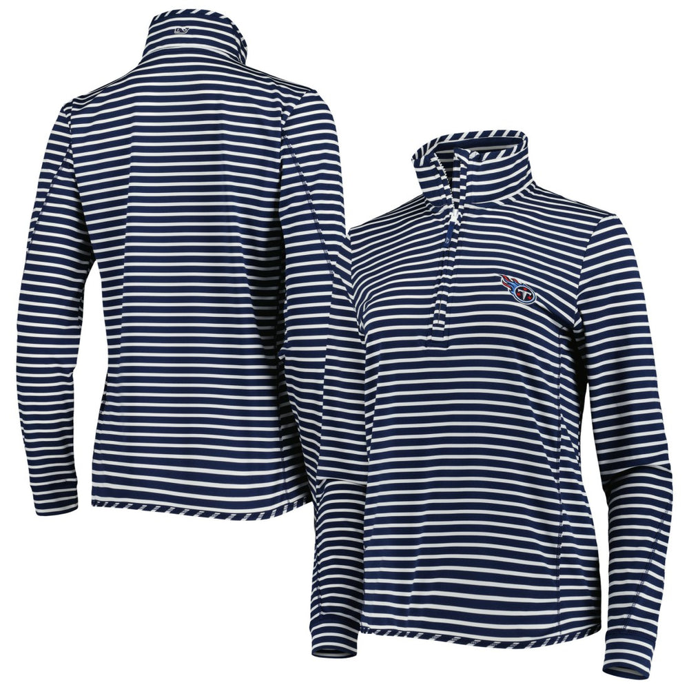 Tennessee Titans Vineyard Vines Women's Sankaty Shep Half-Zip Pullover Top | NFL Hot