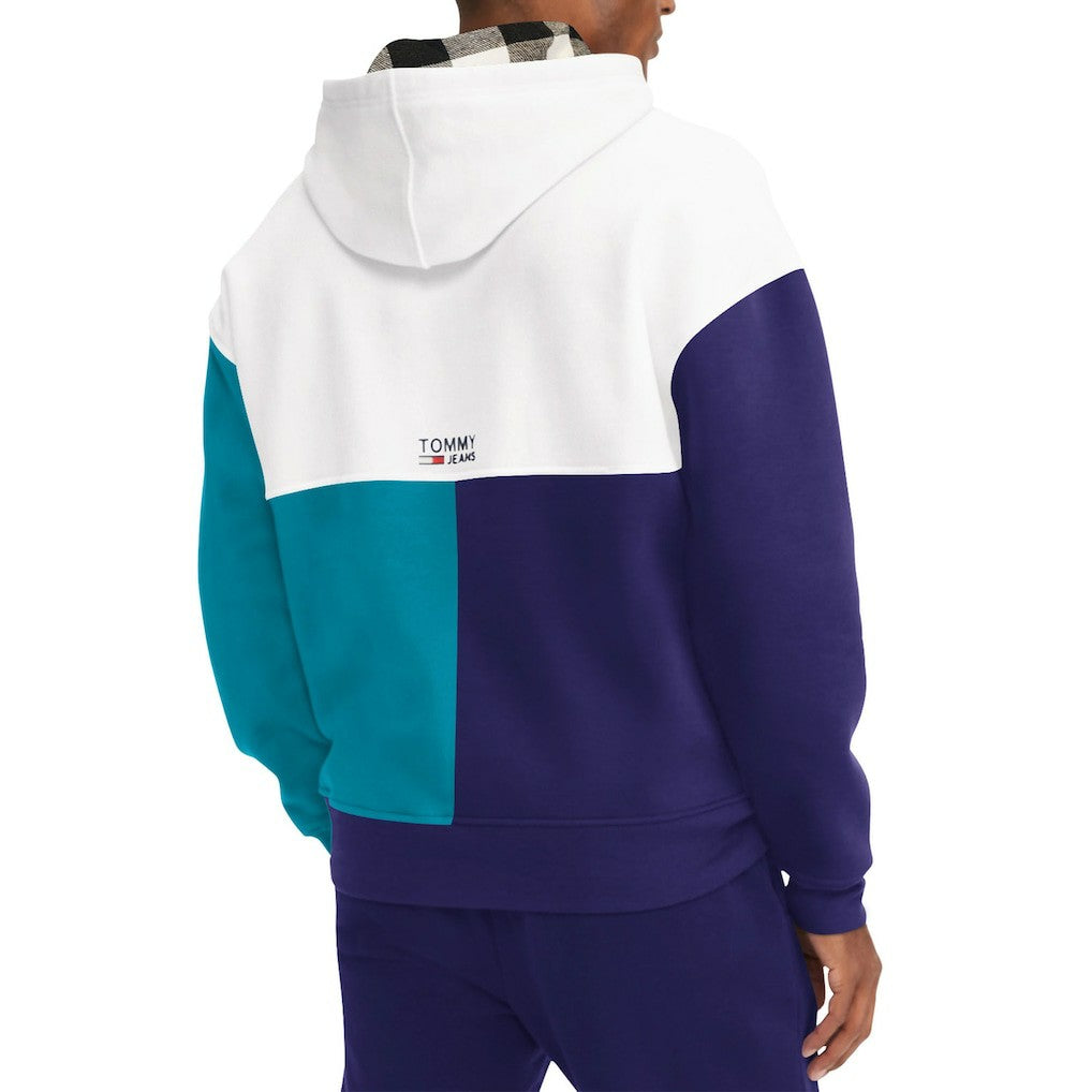 White/Purple Charlotte Hornets Tommy Jeans Andrew Split Pullover Hoodie | NBA