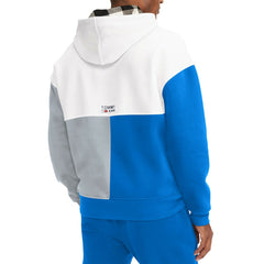 White/Royal Dallas Mavericks Tommy Jeans Andrew Split Pullover Hoodie sale | NBA