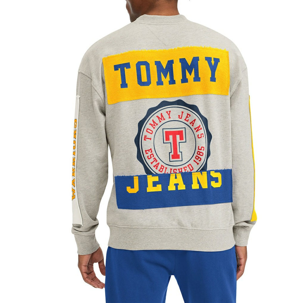 Gray Golden State Warriors Tommy Jeans James Patch Pullover Sweatshirt sale | NBA