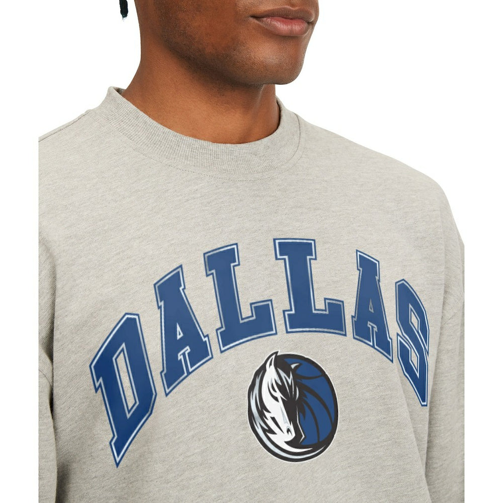 Gray Dallas Mavericks Tommy Jeans James Patch Pullover Sweatshirt sale | NBA
