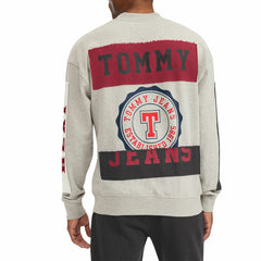 Gray Miami Heat Tommy Jeans James Patch Pullover Sweatshirt | NBA