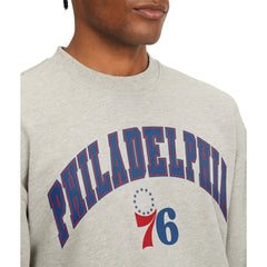 Gray Philadelphia 76ers Tommy Jeans James Patch Pullover Sweatshirt | NBA