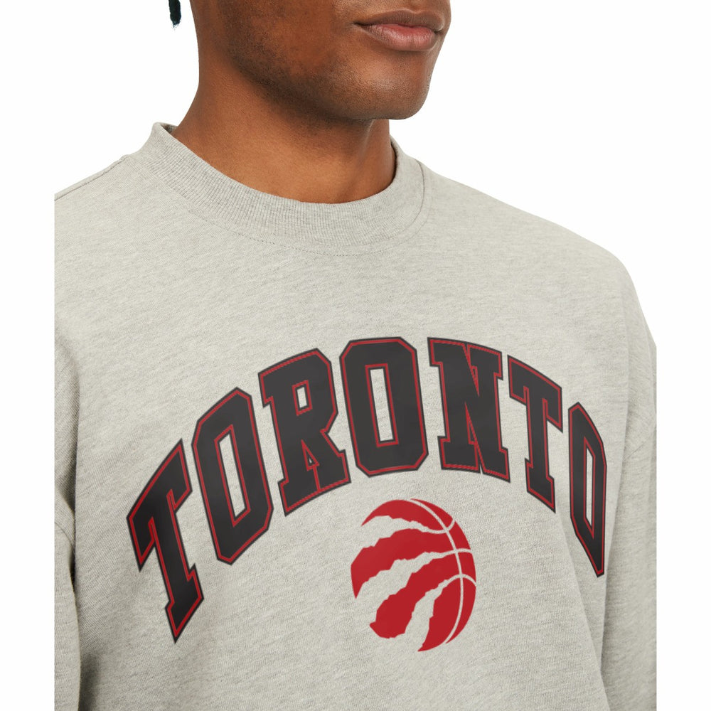 Gray Toronto Raptors Tommy Jeans James Patch Pullover Sweatshirt | NBA