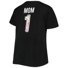 San Francisco Giants Women's Plus Size #1 Mom 2-Hit V-Neck T-Shirt - MLB T-shirts