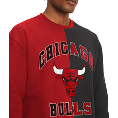 Red/Black Chicago Bulls Tommy Jeans Keith Split Pullover Sweatshirt | NBA