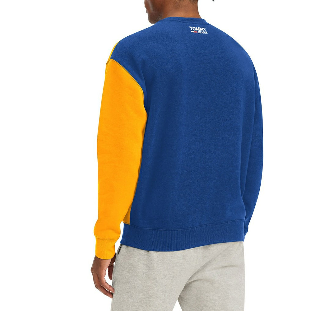 Royal/Yellow Golden State Warriors Tommy Jeans Keith Split Pullover Sweatshirt sale | NBA