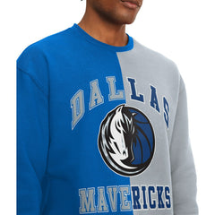 Royal/Gray Dallas Mavericks Tommy Jeans Keith Split Pullover Sweatshirt sale | NBA