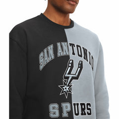 Black/Gray San Antonio Spurs Tommy Jeans Keith Split Pullover Sweatshirt | NBA