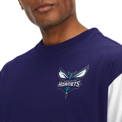 Purple Charlotte Hornets Tommy Jeans Richie Color Block Long Sleeve T-Shirt | NBA