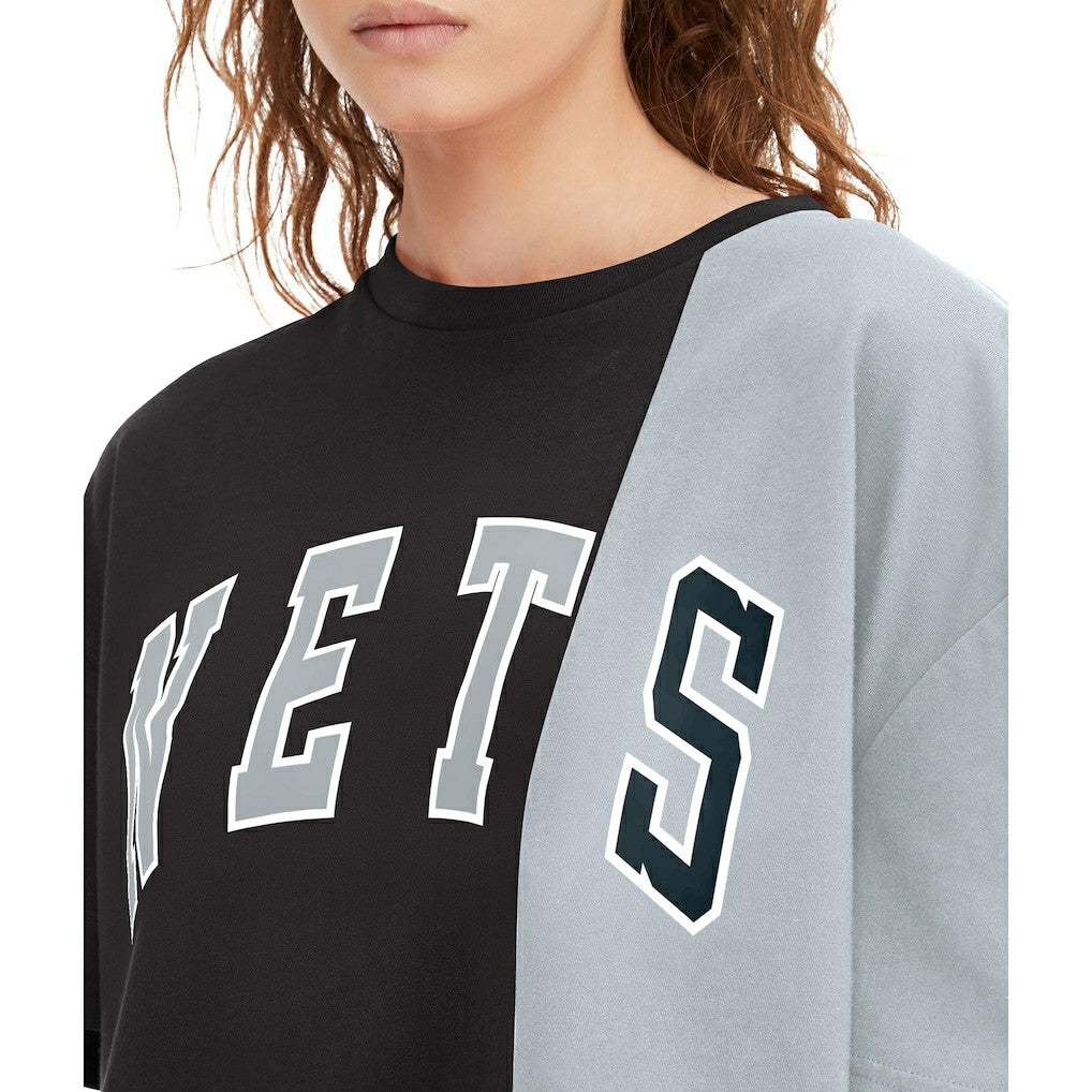 Black/White Brooklyn Nets Tommy Jeans Women's Betsy Relaxed Crop T-Shirt | NBA