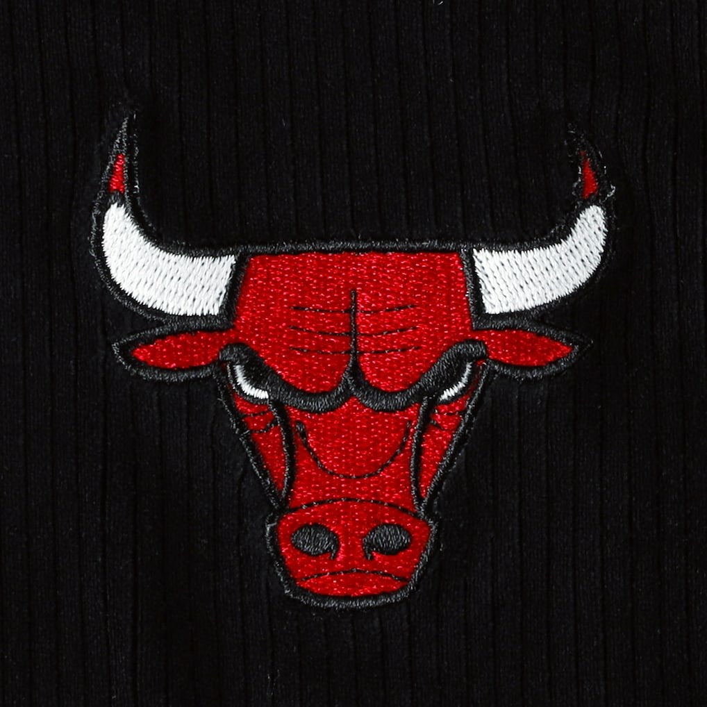 Black Chicago Bulls Touch Women's End Line Velour Pullover Hoodie sale | NBA