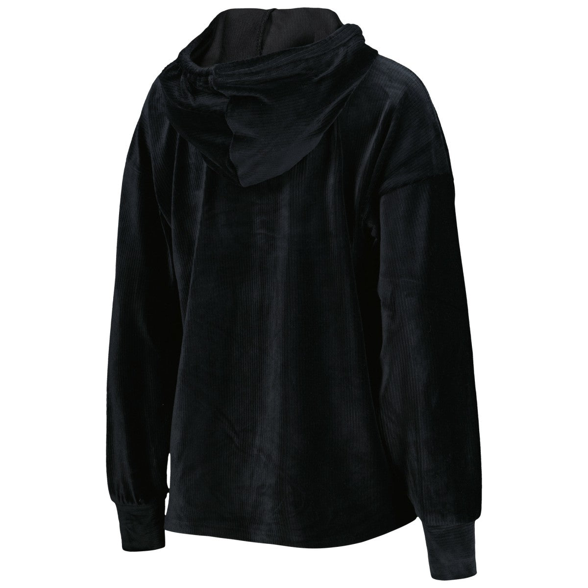 Black Phoenix Suns Touch Women's End Line Velour Pullover Hoodie | NBA
