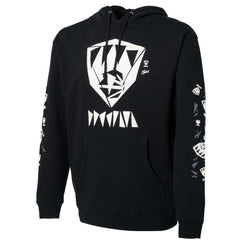 Black Brooklyn Nets NBA x Naturel No Caller ID Pullover Hoodie | NBA