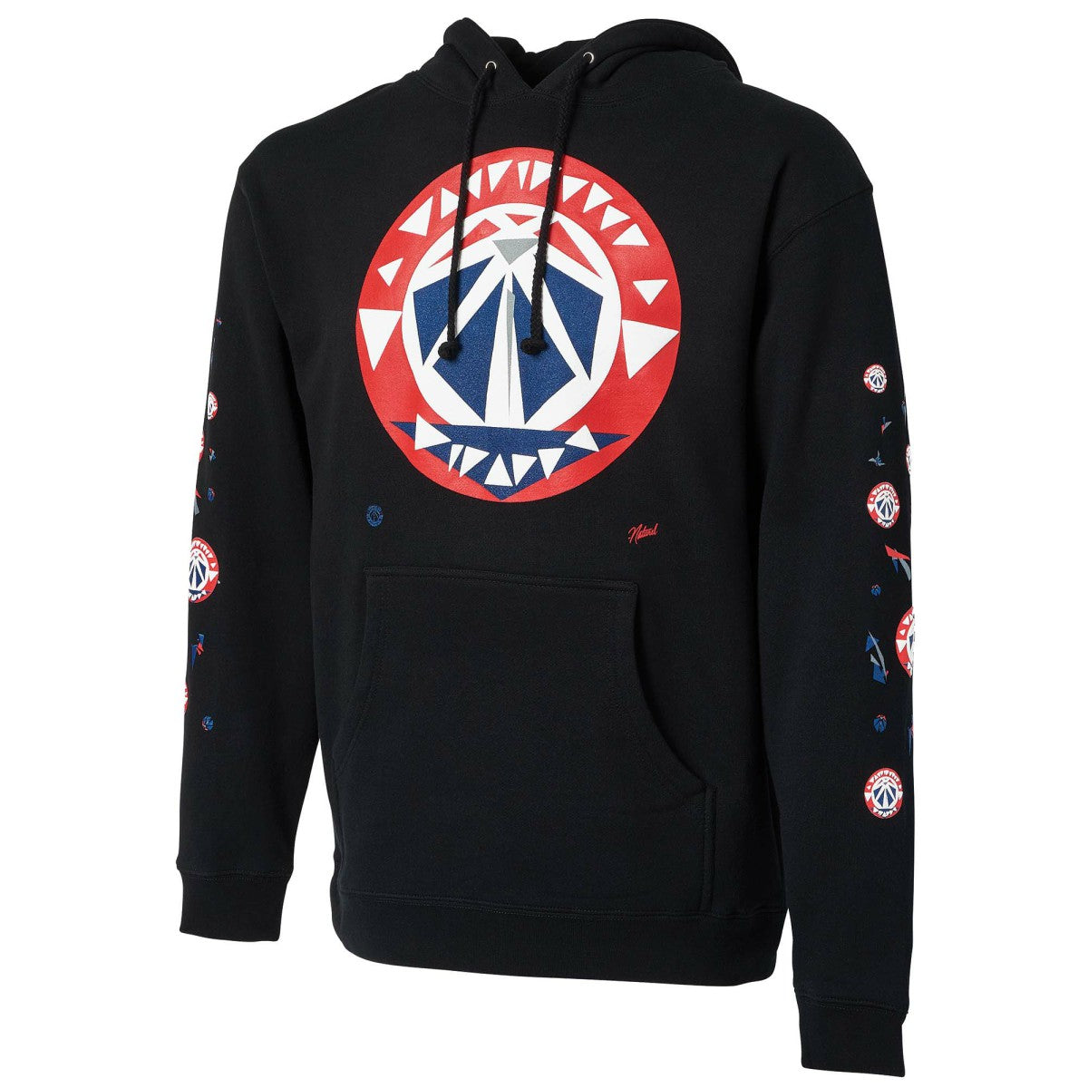 Black Washington Wizards NBA x Naturel No Caller ID Pullover Hoodie | NBA