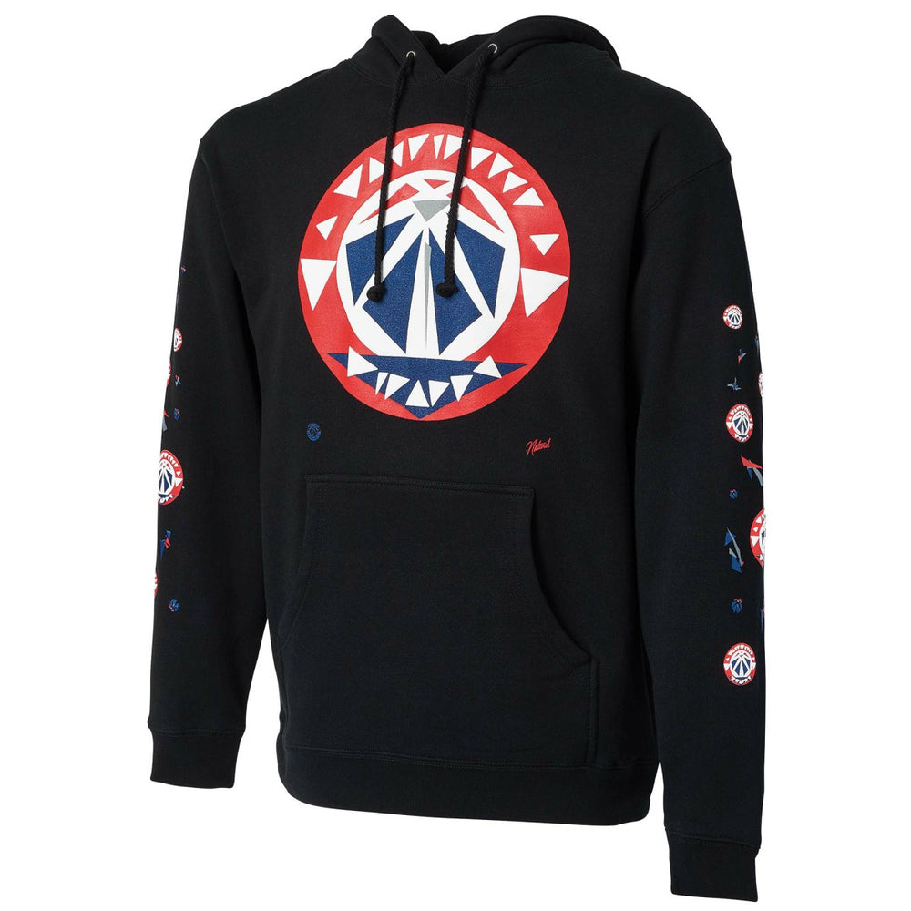 Black Washington Wizards NBA x Naturel No Caller ID Pullover Hoodie | NBA