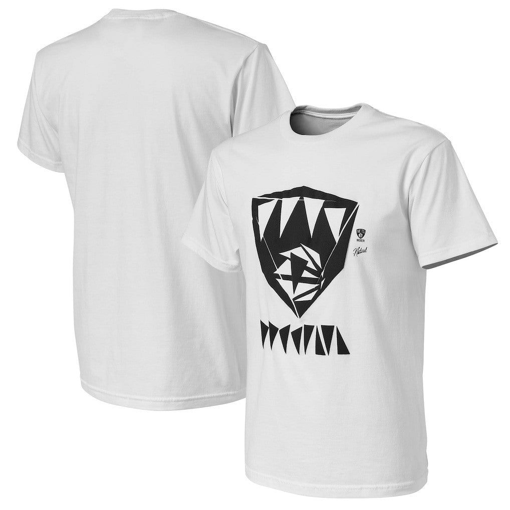 White Brooklyn Nets NBA x Naturel No Caller ID T-Shirt | NBA