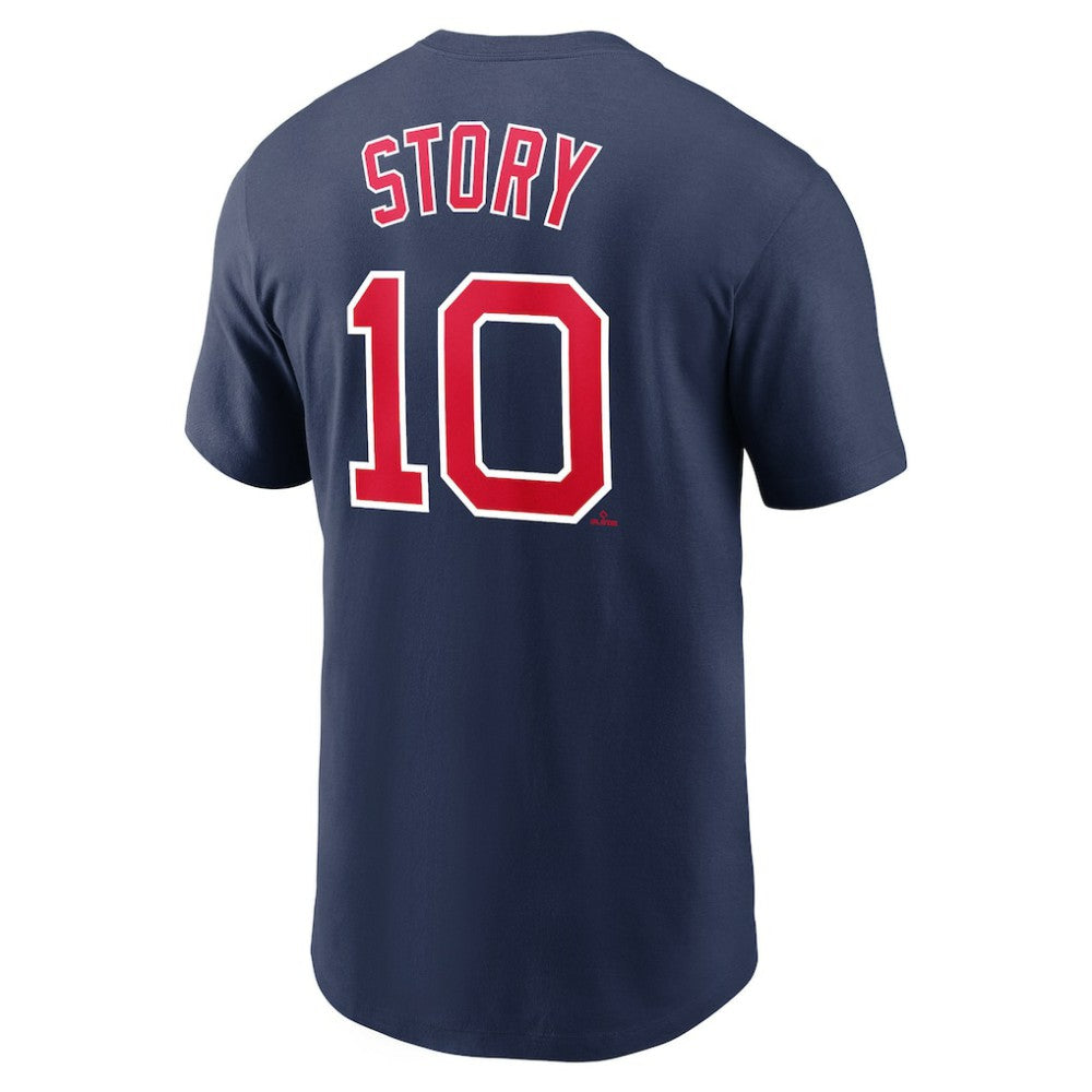Trevor Story Boston Red Sox Nike Name & Number T-Shirt - MLB T-shirts