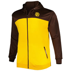 San Diego Padres Big & Tall Yoke Full-Zip Hoodie - MLB Hoodies