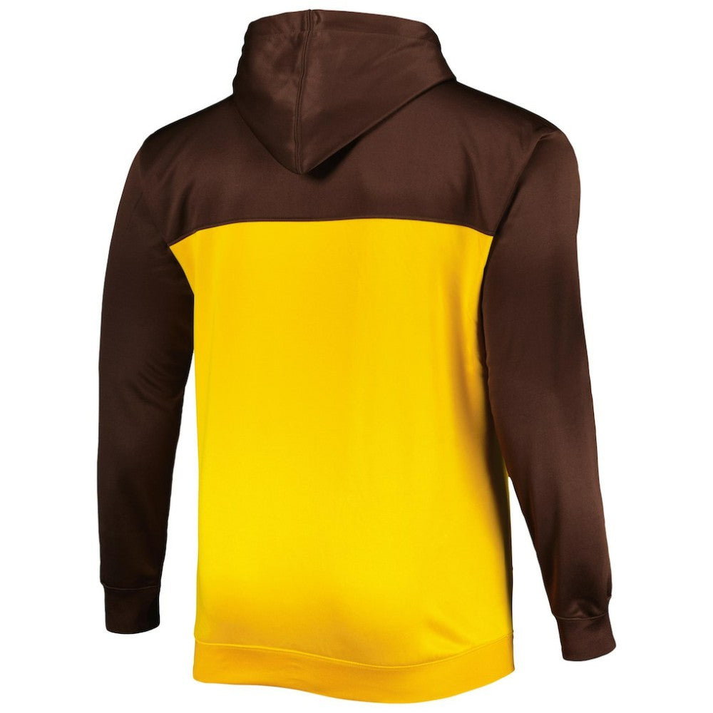 San Diego Padres Big & Tall Yoke Full-Zip Hoodie - MLB Hoodies