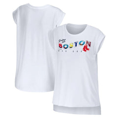Boston Red Sox WEAR by Erin Andrews Women's Greetings From T-Shirt - MLB T-shirts