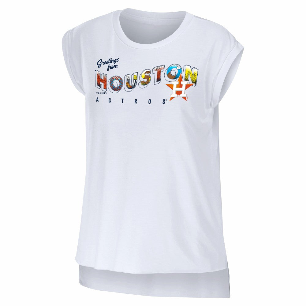 Houston Astros WEAR by Erin Andrews Women's Greetings From T-Shirt - MLB T-shirts