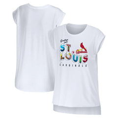 St. Louis Cardinals WEAR by Erin Andrews Women's Greetings From T-Shirt - MLB T-shirts