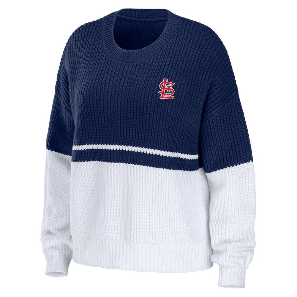 St. Louis Cardinals WEAR by Erin Andrews Women's Chunky Pullover Sweatshirt - MLB Pullover