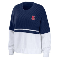St. Louis Cardinals WEAR by Erin Andrews Women's Chunky Pullover Sweatshirt - MLB Pullover