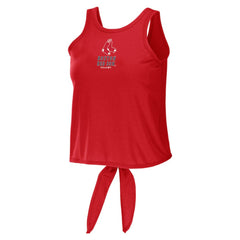 Boston Red Sox WEAR by Erin Andrews Women's Open Back Twist Tie Tank Top - MLB Tanks