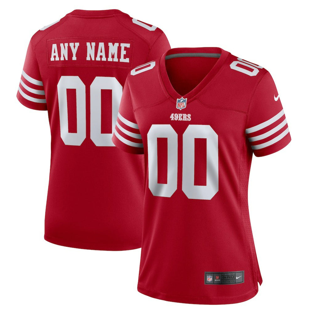 San Francisco 49ers Women's Game Custom Jersey | NFL Online